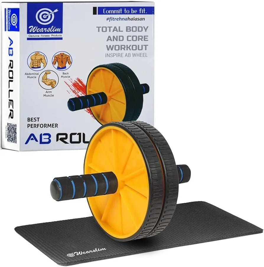 AB Roller Wheel for Abs & Core Workout – Home Fitness Exercise Wheel