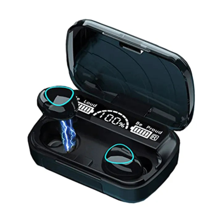 M10 AirBuds – Stylish Wireless Bluetooth Earbuds with Charging Case