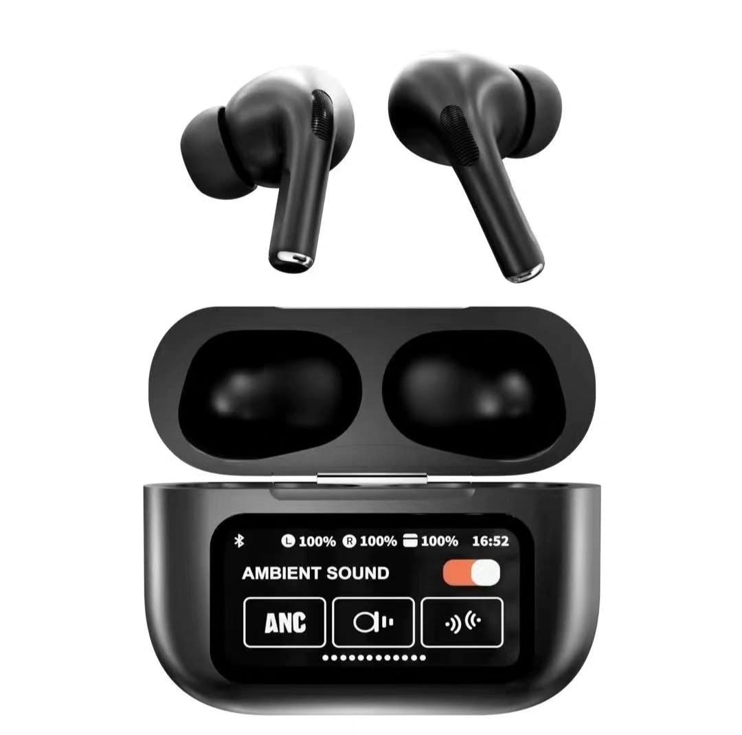 Smart Wireless Earbuds with ANC & Digital Charging Case