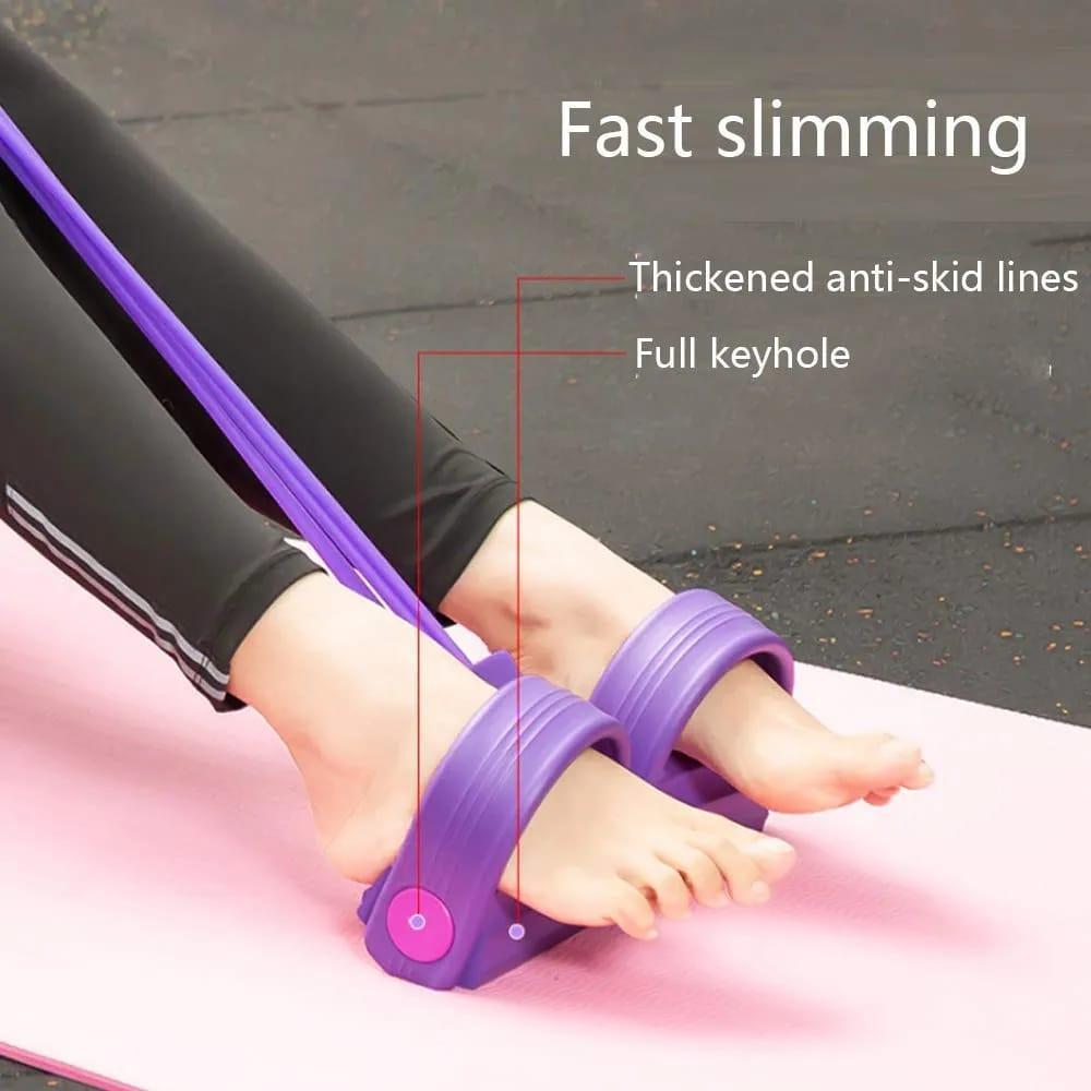 Resistance Foot Pedal Exerciser with Handles – Full Body Home Workout Trainer
