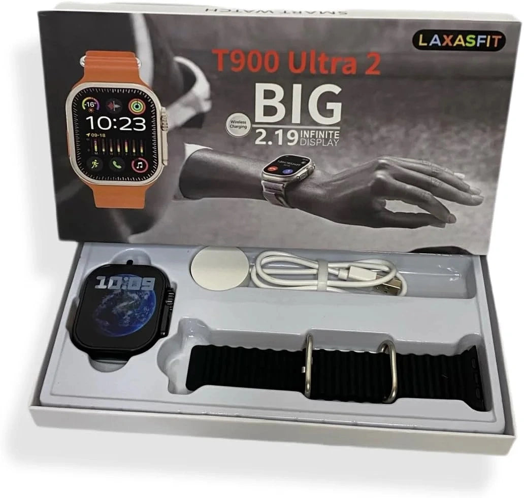 T900 Ultra 2 Smart Watch – 2.19" Infinite Display with Wireless Charging