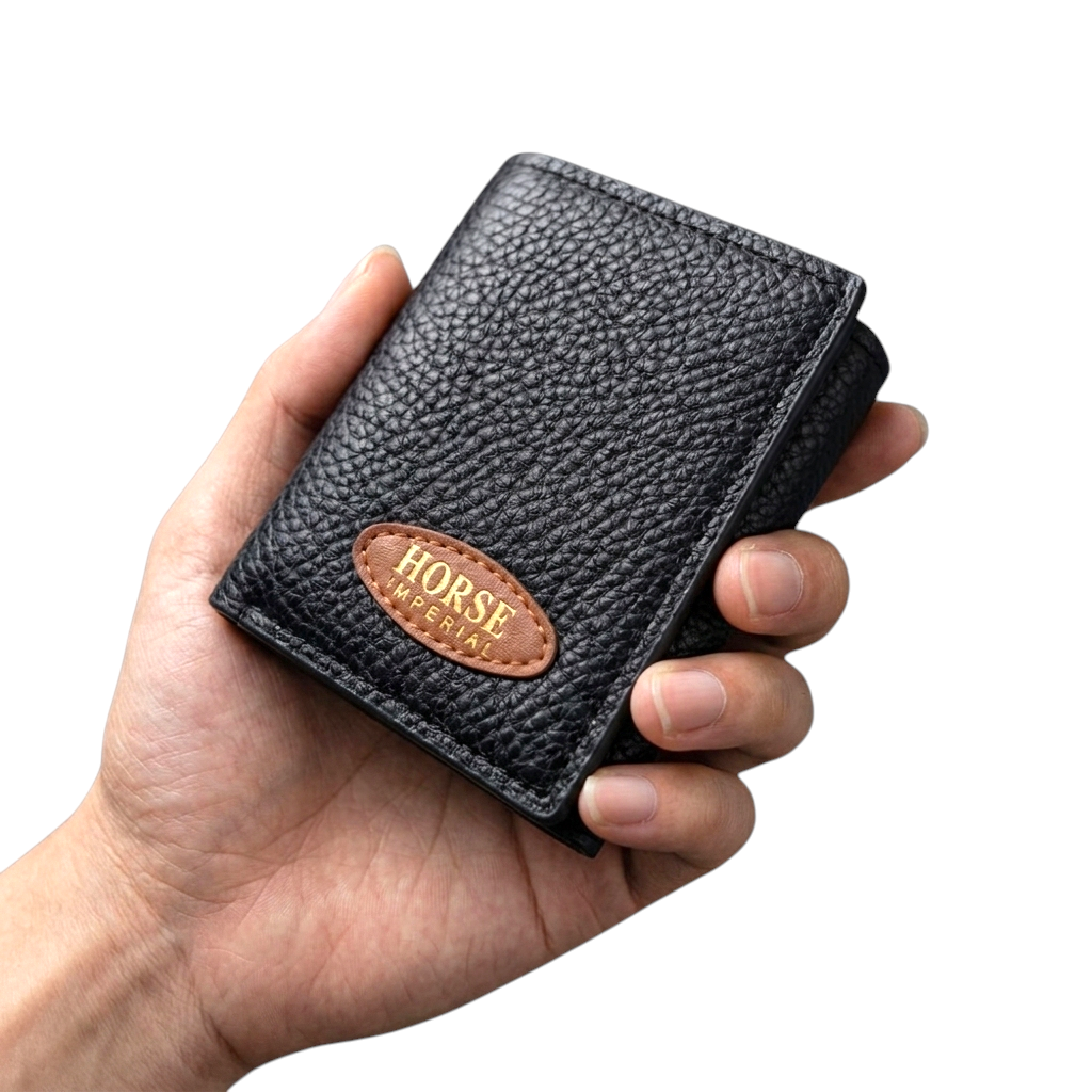 Premium Cream Leather Wallet for Men – Stylish & Compact Design