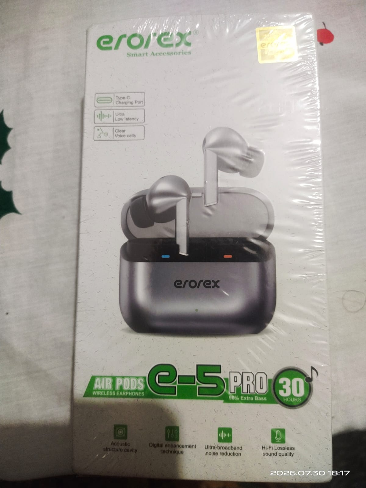 Premium Wireless Earbuds with Charging Case – Sleek In-Ear Earphones