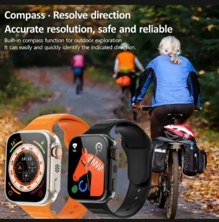 Smart Watch Ultra 7-in-1 Combo Set with Interchangeable Straps