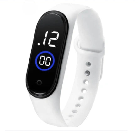 Smart Fitness Band – LED Touch Screen Activity Tracker with Silicone Strap for Men & Women