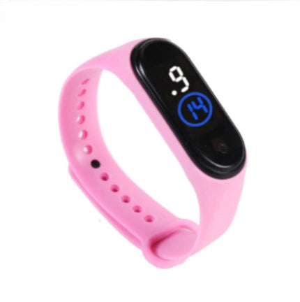 Smart Fitness Band – LED Touch Screen Activity Tracker with Silicone Strap for Men & Women