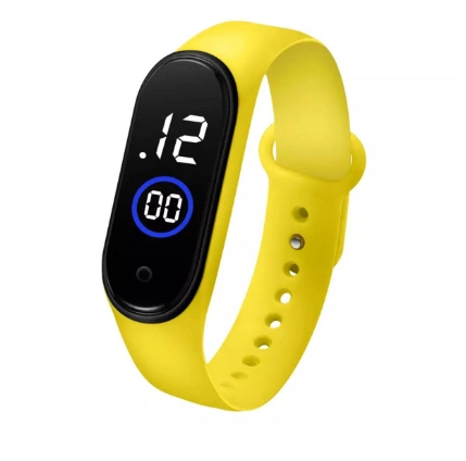 Smart Fitness Band – LED Touch Screen Activity Tracker with Silicone Strap for Men & Women